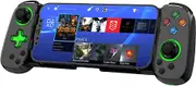 Laser Mobile Gaming Controller with Hall Rocker, 0.8mm Linear Triggers, USB C Charging, Multi-Platform Support for Android and iOS - Play Xbox, Fortnite, Roblox, Genshin Impact, Nintendo Switch Game