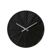 [James Lane] Jayanta Wall Clock Black - 40cm x 4cm