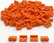 Lego 100 New Orange Brackets 1 x 2 - 1 x 2 Inverted Parts