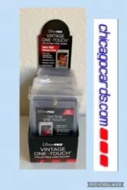 25x Lot Ultra Pro ​VINTAGE One-Touch 35pt Magnetic Card Holder NEW