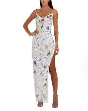 Mac Duggal Embellished Lace Gown