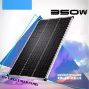 12V 350W Solar Panel Kit Mono Home Caravan Camping Power Charging Battery