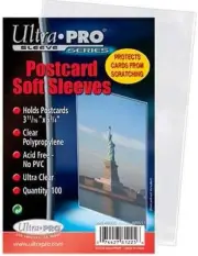 Ultra Pro Postcard Sleeves (100 Sleeves)