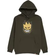 Spitfire Wheels Bighead Fill Army/Gold/Black Men's Hooded Sweatshirt - Small