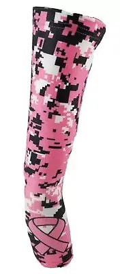 Sports Arm Sleeve Compression Arm Sleeve Anti-Slip Breast Cancer Awareness Camo2