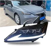 Compatible For Lexus ES350 ES240 Head Light 2006 To 2012 Year With Projector Lens Black Headlamp(10-12 Year)
