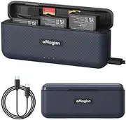 Coyktonty Battery Charger for DJI Action 4/OSMO Action 3 Battery USB Charger, Compact Compact, Charges 2 Batteries at The Same time (Charger+2 Battery)