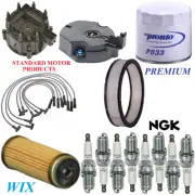 Tune Up Kit Filters Cap Wire Plugs For OLDSMOBILE CUSTOM CRUISER V8 7.5L 1976