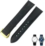 [AEHON] Crocodile Leather Watch Band Fit For Omega De Ville Seamaster Constellation 18mm 19mm 20mm 21mm 22mm Real Alligator Skin Strap