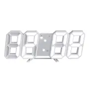 Ozoffer LED Digital Wall Clock Alarm USB Date Temperature Table Home Decoration