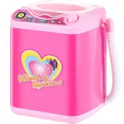 Mini Toy Washing Machine Makeup Brush Cleaner Plastic Electric Automatic Washing