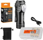 500 Lumen Waterproof Mini Flashlight - Right-Angle LED with Rechargeable Battery
