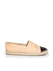 Beige Lather CC Espadrilles