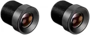 XYWHPGV 2pcs 12mm 720P F2.0 FPV CCTV Camera Lens Wide Angle for CCD Camera(b8084 b01e0 d1983 44697 990ea 33022