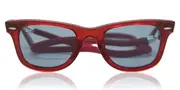 Ray-Ban RB2140 Wayfarer 661456 Men's Sunglasses Red Size 50