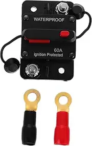 SWOOMEY High Fuse Holder for Marine Boat Automotive Rv Audio a V-v Dc Breaker Car Yacht Rv Circuit Breaker