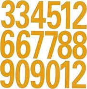 Tofficu Reflective Number Stickers for Mailbox Outdoor Large Letter Decals Set