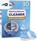 NATRUTH 30 Pack Washing Machine Cleaner Tablets, Solid Washer Deep Cleaning Tabl