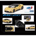 (竹北卡谷)現貨秒出 BBR 1/64 MASERATI MC20 GIALLO GENIO 黃 瑪莎拉蒂 模型車