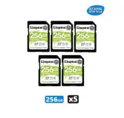 256GB Kingston Canvas Select Plus SD Memory Card Camera/Trail Cam/Computers 5 Pk