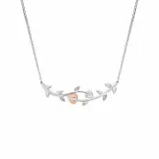 Clogau Welsh Gold Vine of Life silver Pendant Necklace 3STOL0237