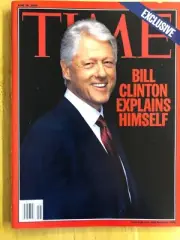 Bill Clinton Explains Himself Time Magazine June 28 2004 New No Label