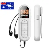 Mini Digital Portable Pocket LCD FM Radio Stereo USB Rechargeable