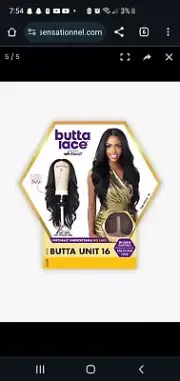 Butta Unit 16 28" Long Sensationnel Lace Front Wig Ear to Ear HD Frontal Wavy.