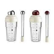Cocktail Shaker Muddler Set 600ml Bartending for Beginner Coffee Shop Shakes