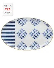 Vista Alegre Transatlantica Large Oval Platter with $17 Credit