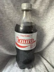 Share a Coke with Laura 2025 Personalized Gift Coca Cola Bottle 20oz Diet