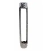 Stainless Steel T316 Mil-Spec 1-1/2" x 12" Turnbuckle Body 17,000 Lbs WLL
