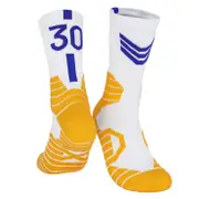 Boys Golden State Warriors Steph Curry Basketball Socks - White