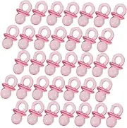 WATIIFUFU 150 pcs Mini Acrylic Pacifiers Clear Pacifiers for Shower Games Decor Cute Shower Favors Multipurpose Present for Friends Family Per Pack for Celebrations