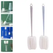 2 Pcs Bottle Handle Brush Flask Cleaning Cup Washer Glass Scrubber