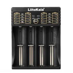 LiitoKala 18650鋰電池充電器 多功能 單槽 雙槽 四槽電池充電器 LED燈電量顯示電池充電座【US807】
