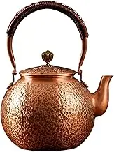 Copper Tea Kettle Stovetop Teapot Thick Authentic Copper Kettle Tea Set Handcrafted Teapot for Gas Stove