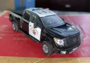 2019 Nissan Titan Police Pursuit California Highway Patrol CHP DOT K9 Panda Bear