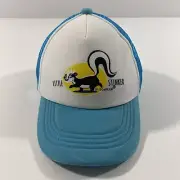 Little Stinker Kids Trucker Hat JP Doodles Adjustable 49cm Blue