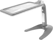 SOPOTUTU Handheld LED Magnifier with Lights Compact Lighted Magnifying Glass for Reading Drawing Crafting Portable Daylight Magnifier Lamp Construction