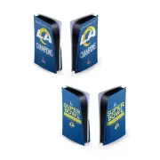 NFL 2022 SUPER BOWL LVI CHAMPIONS VINYL SKIN FOR SONY PS5 DISC EDITION CONSOLE