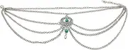 [Tummy Tub] Bracelets,Bracelet Jewellery,Anklet String Charm,Leather Bracelet for Men Bracelet Anklet Multilayer Ornament Set Women Turquoise Ornament Beach Ethnic Foot Handmade Alloy Girls Foot Beads Metal