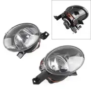 Front Bumper Convex Lens Driving Lamp Fog Light Bulbs Fit Volkswagen Golf Jetta