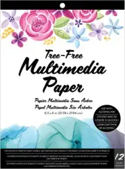 Ac Sketch Markers Tree-Free Multimedia Pad 8.5"X11"-12 Sheets 34015094