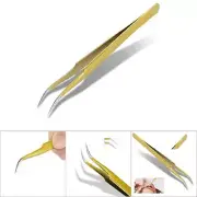 Professional Stainless Steel Tweezers For Eyelash Extension Fake Eyelash