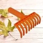 Small Yard Leaf Rake Lightweight Reusable Gardening Leaf Rake Hand Rake Claw