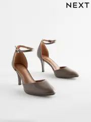 Khaki Green Extra Wide Fit Forever Comfort® Closed Toe Heel Shoes (N55236) | $15