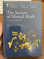 The Great Courses, "The Secrets of Mental Math", 2 DVDs + Guidebook, New/Sealed