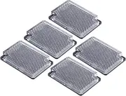 Veemoon 5pcs Square Reflector Safety Beam Gate Opener Garage Door Protective Reflector Hood for Rain Snow Construction Sites Vehicle