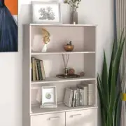NNEVL Top for Highboard White 85x35x100 cm Solid Wood Pine
